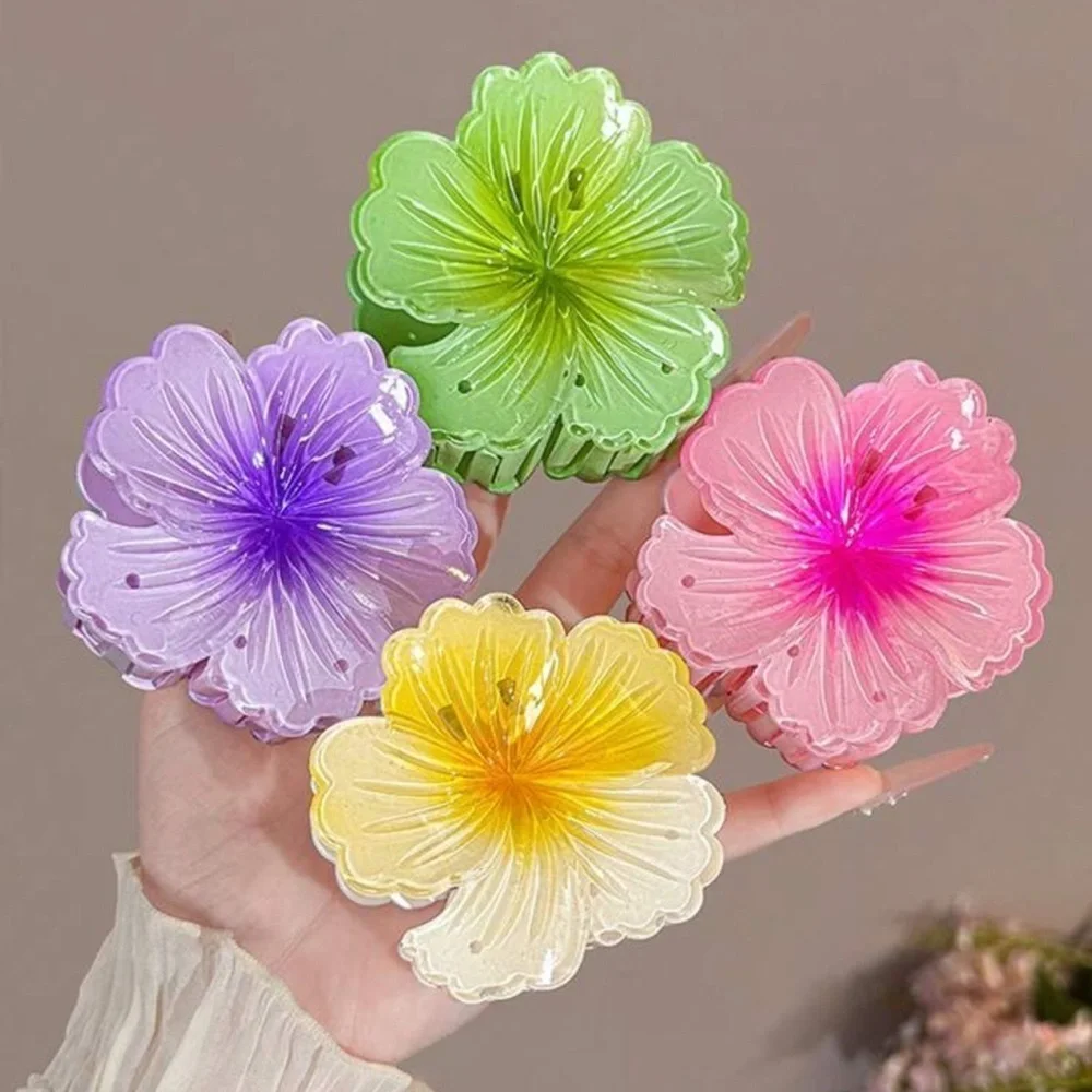 NWOT Ombre Flower Large Hair Claw Clip